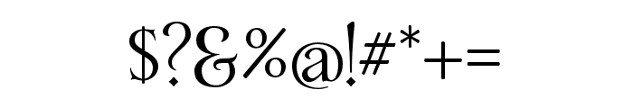 Yana Italic Font OTHER CHARS