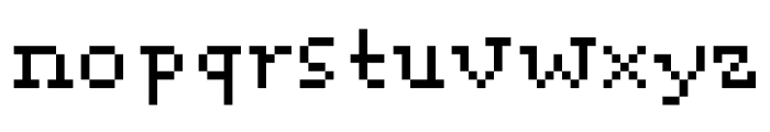 Yoon Px Furgayo Regular Font LOWERCASE