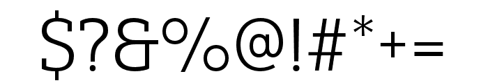 Yorkten Slab Cond Light Font OTHER CHARS