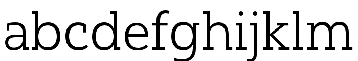 Yorkten Slab Cond Light Font LOWERCASE