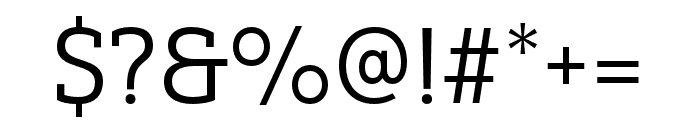 Yorkten Slab Norm Regular Font OTHER CHARS