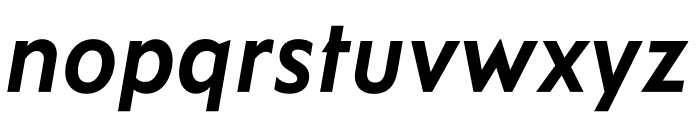 Ysans Std Bold Italic Font LOWERCASE