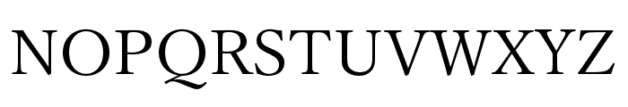 Yu Mincho Pr6N R Font UPPERCASE