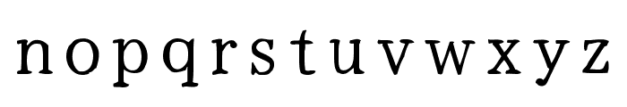 Yuji Syuku Regular Font LOWERCASE