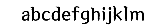 ZW JeongsogeonhaeOTF Regular Font LOWERCASE