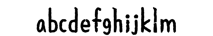 ZW MogujasusimgyeolOTF Bold Font LOWERCASE