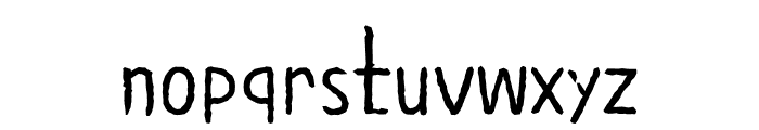 ZW MogujasusimgyeolOTF Regular Font LOWERCASE