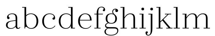 Zahrah Kannada Light Font LOWERCASE