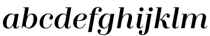 Zahrah Semibold Italic Font LOWERCASE