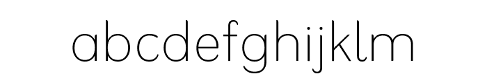 Zain Extra Light Font LOWERCASE