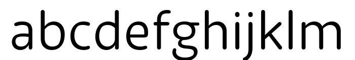 Zen New Regular Font LOWERCASE