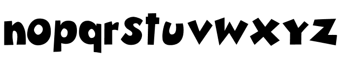 Zubilo Inline Font LOWERCASE