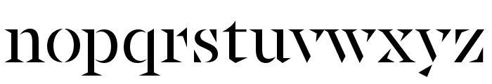 Zubtrak Stencil Regular Font LOWERCASE