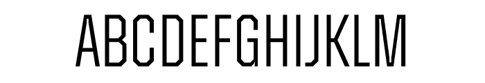 Zuume Edge Light Font LOWERCASE