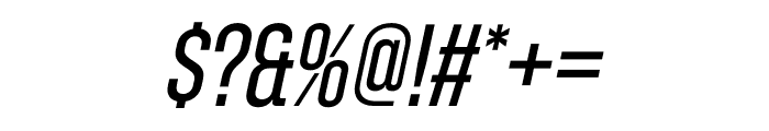 Zuume Italic Font OTHER CHARS