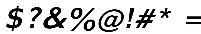 Adams Italic Font OTHER CHARS