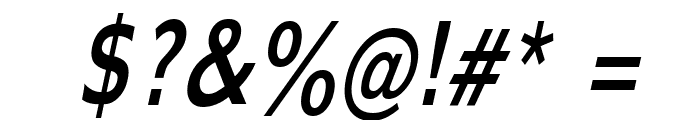 Adams Thin Italic Font OTHER CHARS
