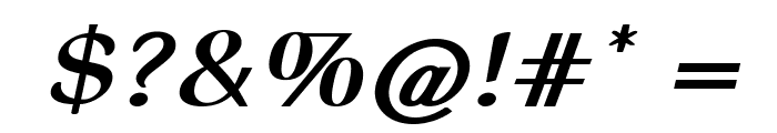 Adiro-BoldItalic Font OTHER CHARS