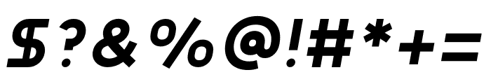 Adita Regular Italic Font OTHER CHARS