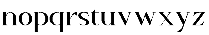 Adalline Briel Font LOWERCASE