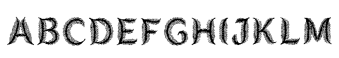 Adams Regular Font UPPERCASE
