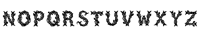 Adder Regular Font UPPERCASE