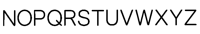 Addis Regular Font LOWERCASE