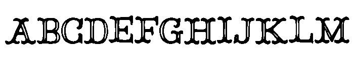 Adecyn Font UPPERCASE