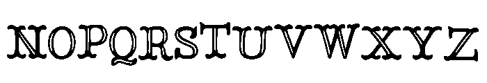 Adecyn Font UPPERCASE