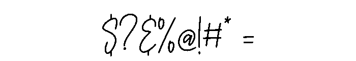 Adeline Signature Regular Font OTHER CHARS