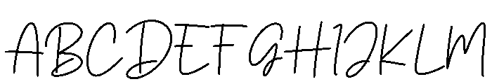 Adeline Signature Regular Font UPPERCASE