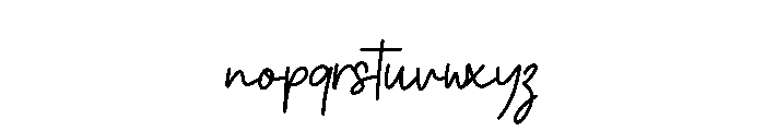 Adeline Signature Regular Font LOWERCASE