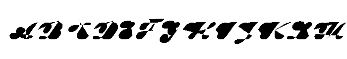 Adellisa Double-Stroke Font UPPERCASE