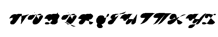 Adellisa Double-Stroke Font UPPERCASE