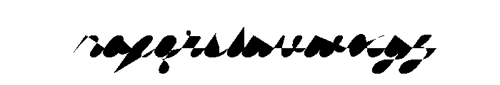 Adellisa Double-Stroke Font LOWERCASE