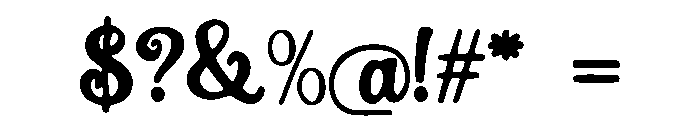 Adelphia Font OTHER CHARS