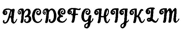Adelphia Font UPPERCASE