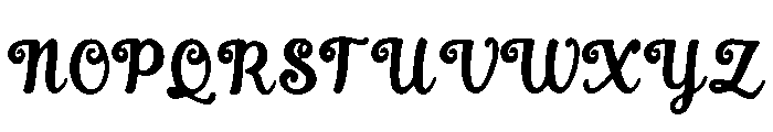Adelphia Font UPPERCASE