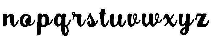 Adelphia Font LOWERCASE