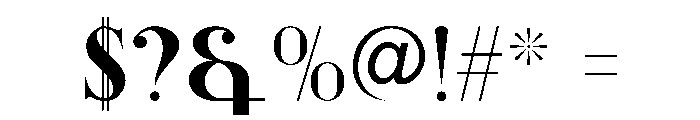Adeq Font OTHER CHARS