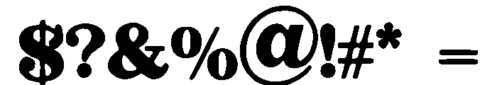 Adina Font OTHER CHARS