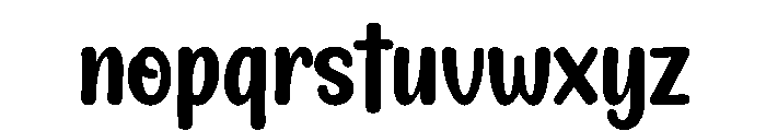 Admirable Valentine's Regular Font LOWERCASE