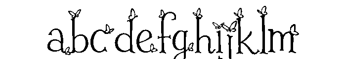 Adora Butterfly
 Regular FONT