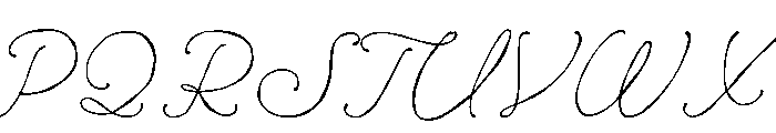 Adora Petite Font UPPERCASE
