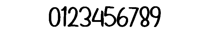 Adorable Handmade Regular Font OTHER CHARS