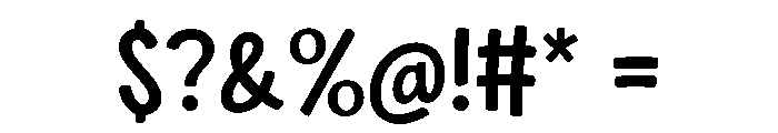 Adorable Handwriting Regular Font OTHER CHARS