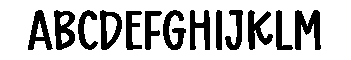 Adorable Handwriting Regular Font UPPERCASE