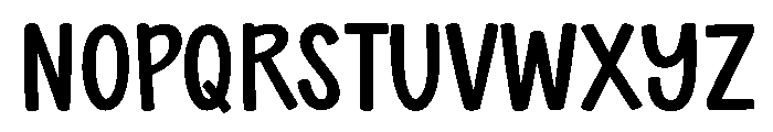 Adorable Handwriting Regular Font UPPERCASE