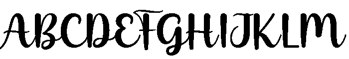 Adorable Woman Font UPPERCASE