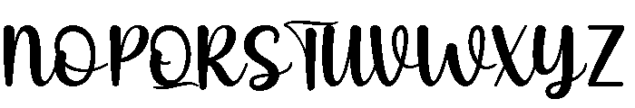 Adorable Woman Font UPPERCASE